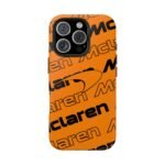 McLaren Orange Black Tough Phone Case