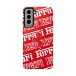 8444701057223075396_4096.jpeg Ferrari Red White Tough Phone Case