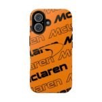 McLaren Orange Black Tough Phone Case
