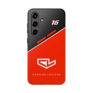 Leclerc Red Black Phone Case