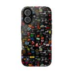 F1 Collage Doodle Tough Phone Case
