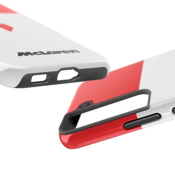 8765978429776949317_4096.jpeg Senna Retro Red White Phone Case
