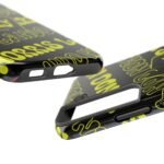 8819171059000648801_4096.jpeg NOR 04 Yellow Black Glossy Phone Case