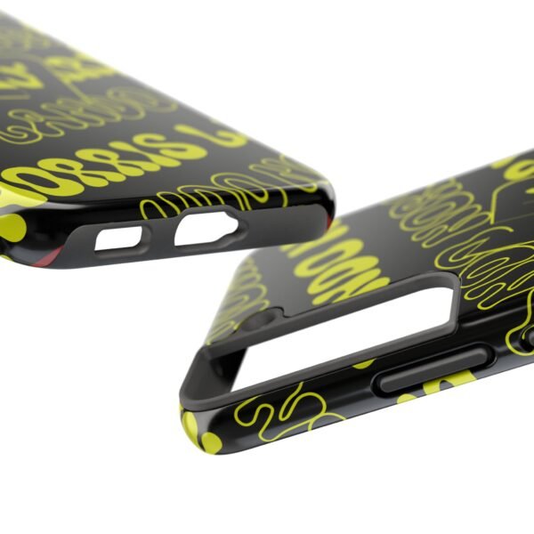 8819171059000648801_4096.jpeg NOR 04 Yellow Black Glossy Phone Case