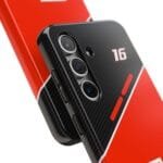 Leclerc Red Black Phone Case