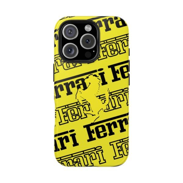 9332630555130510780_4096.jpeg Ferrari Yellow Black Tough Phone Case