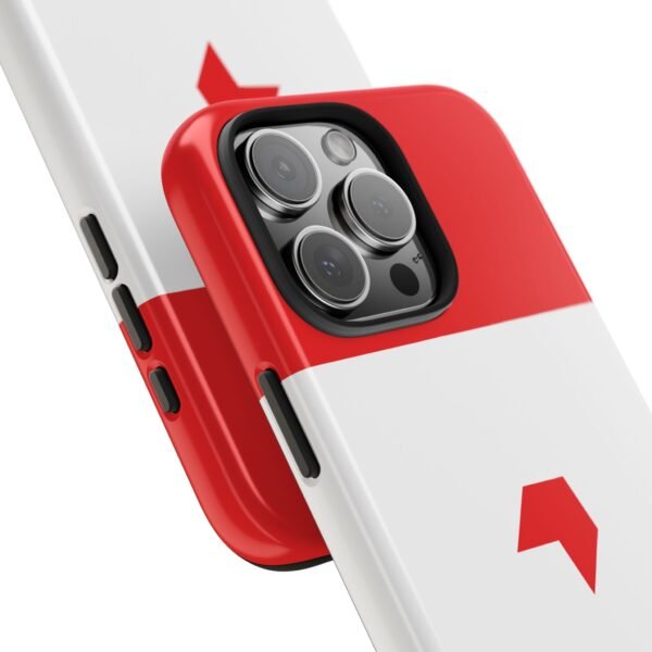 9463255350274630344_4096.jpeg Senna Retro Red White Phone Case
