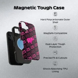 Magnetic Tough Case Infographic