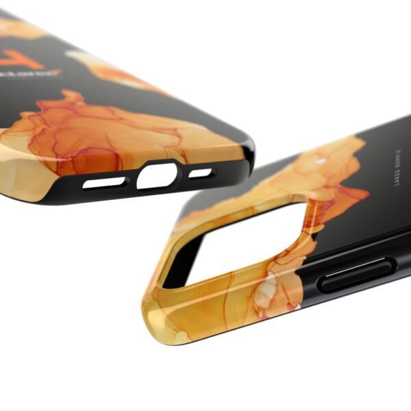 1022062554212133745_4096.jpeg NOR F1 Black and Orange Marble Phone Case
