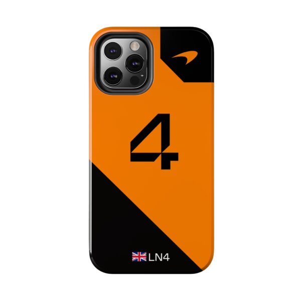 NOR 4 Papaya Formula Racing Phone Case iPhone 2025 NOR 4 Papaya Tough Phone Cover Dual-Layer NOR 4 Motorsport Phone Case Papaya Formula Racing NOR 4 iPhone Protective Case Sporty NOR 4 2025 F1 Phone Cover