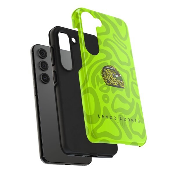 1032385954373161830_4096.jpeg F1 NOR 4 Papaya Team Helmet 2025 Inspired Phone Case