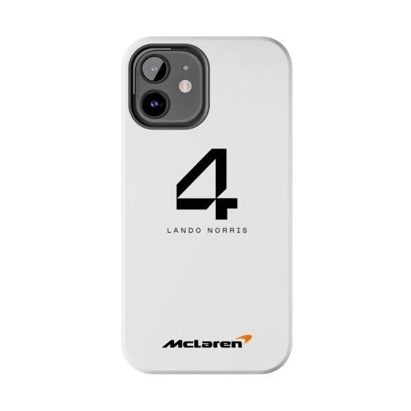 NOR 4 Papaya Formula Racing Phone Case for iPhone 2025 NOR 4 Tough iPhone Cover Black-and-White NOR 4 Racing Phone Case Formula Racing NOR 4 Protective iPhone Case Dual-Layer NOR 4 Papaya Motorsport Phone Cover