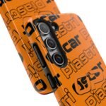 Oscar Piastri orange and black F1 Phone Case