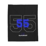 10741502652889199087_2048.jpeg Carlos SAI 55 Velveteen Plush Blanket – Racing Throw Blanket for Fans