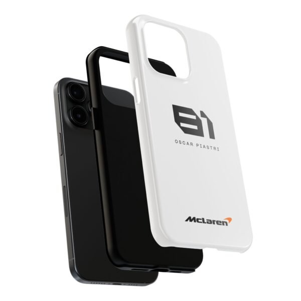 10936347830298966937_4096.jpeg Oscar Piastri OP81 Black & White Racing Number Phone Case