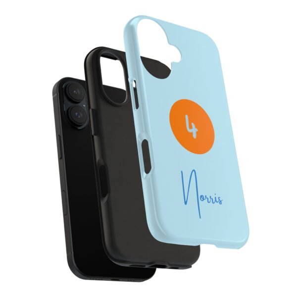 1095953575028288149_4096.jpeg NOR F1 Miami Orange Pastel Blue Phone Case