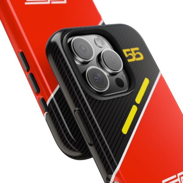11125794507035325043_4096.jpeg Carlos Sainz Red and Carbon Fiber Tough Phone Case