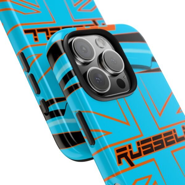 11369499224141225503_4096.jpeg George Russell Silverstone British GP F1 2025 Helmet Phone Case