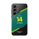 Fernando Alonso 14 F1 Carbon Fiber Phone Case