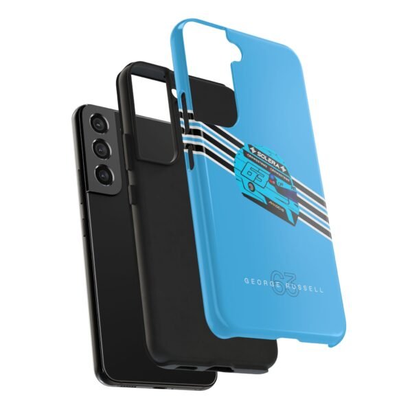 11459140881306710546_4096.jpeg George Russell F1 2025 Racing Helmet Phone Case