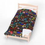 11810343077365554098_2048.jpeg 2025 F1 Doodle Plush Throw Blanket – Cozy Home Décor for Racing Fans
