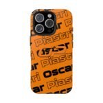 Oscar Piastri orange and black F1 Phone Case