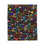 12225268056957695394_2048-1.jpeg 2025 F1 Doodle Plush Throw Blanket – Cozy Home Décor for Racing Fans