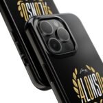 12232208411128092610_4096.jpeg Alonso 400 Race Starts Phone Case – Black & Gold F1 Cover