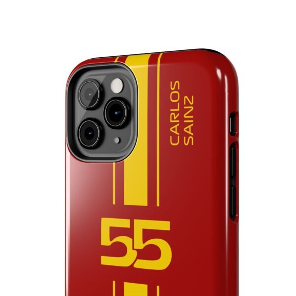 12353624804195113065_4096.jpeg Carlos Sainz Phone Case – Red Yellow iPhone & Samsung Cover