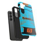 1267009349504800160_4096.jpeg George Russell Silverstone British GP F1 2025 Helmet Phone Case