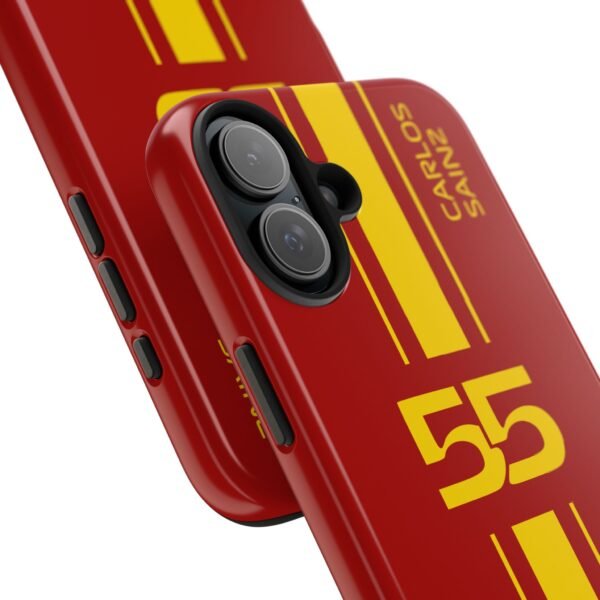 12693550493504447162_4096.jpeg Carlos Sainz Phone Case – Red Yellow iPhone & Samsung Cover