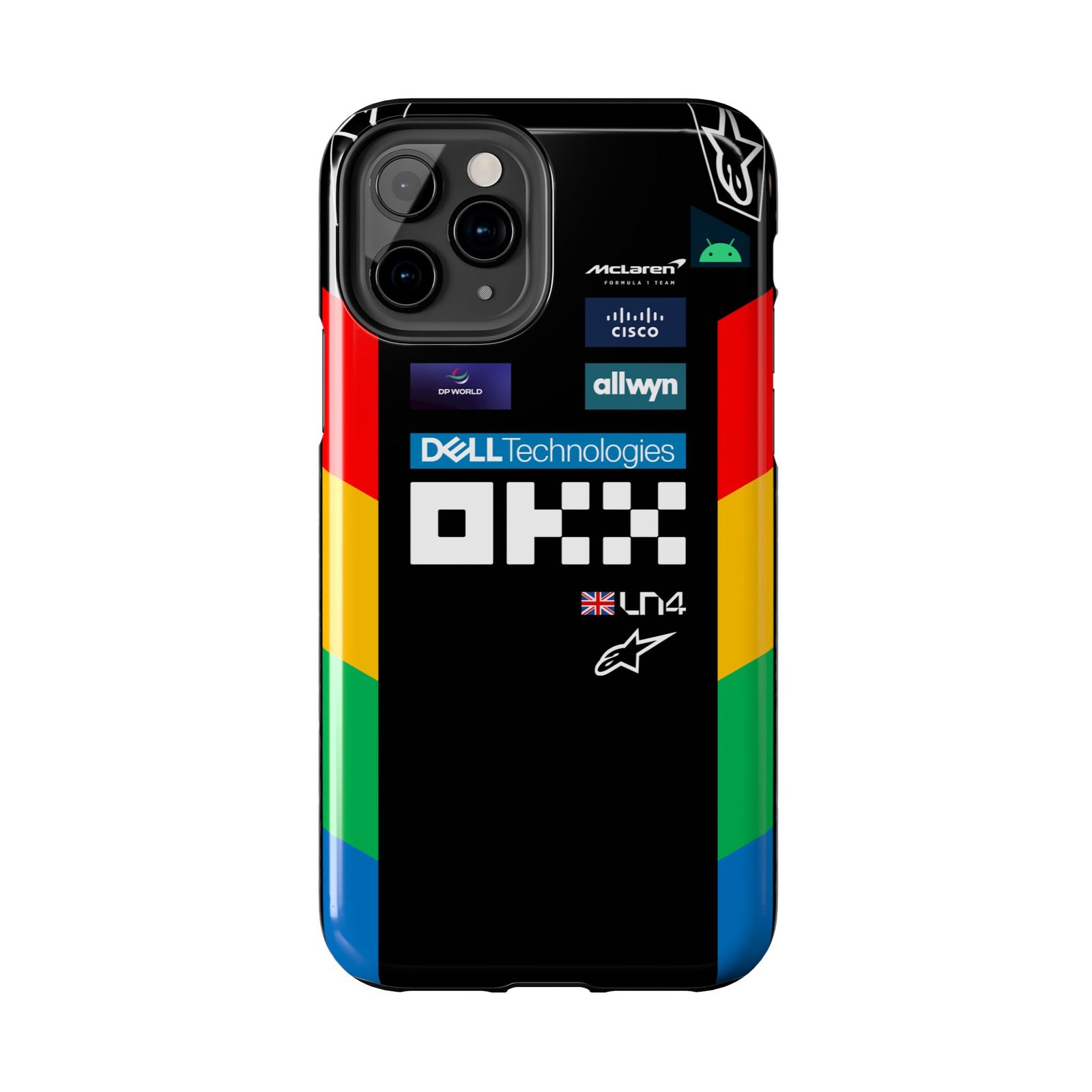 12770689593028614802_4096.jpeg NOR F1 British GP 2025 Chrome Race Suit Phone Case