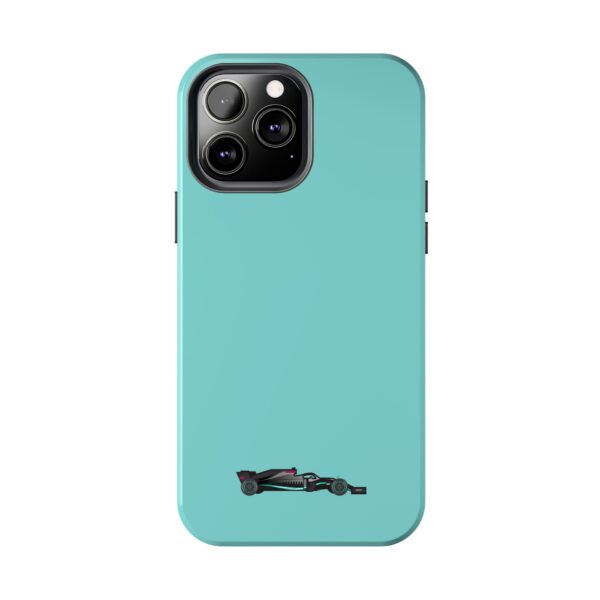 Merc F1 Pastel Sea Green Phone Case for iPhone 2025 Mercedes F1 Racing iPhone Cover Merc F1 Motorsport Tough Phone Case Pastel Sea Green Formula Racing iPhone Case Slim Dual-Layer Mercedes F1 Phone Cover