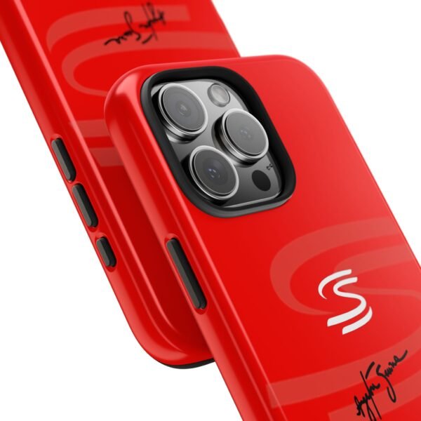 1324799736653975136_4096.jpeg Ayrton Senna Red Phone Case – F1 World Champion Cover