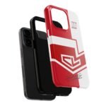Charles Leclerc Red and White Phone Case