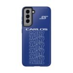 Carlos Sainz Williams Phone Case – Blue Typography F1 Cover