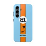 Oscar Piastri PIA81 McLaren 2025 phone case PIA81 McLaren Papaya iPhone Samsung cover Oscar Piastri Papaya Formula Racing case McLaren 2025 PIA81 tough phone cover Motorsport Oscar Piastri phone case