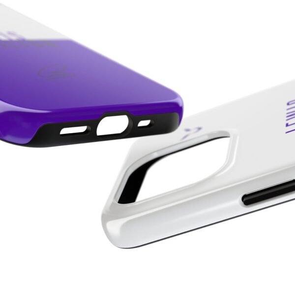 13735656501802317987_4096.jpeg HAM Purple White Phone Case