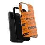Oscar Piastri orange and black F1 Phone Case