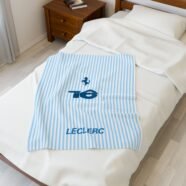 Charles Leclerc Racing Blanket – Plush Throw for F1 Fans