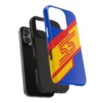 14092180109020099954_4096.jpeg Carlos Sainz CS55 Williams Helmet 2025 F1 Phone Case