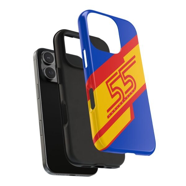 14092180109020099954_4096.jpeg Carlos Sainz CS55 Williams Helmet 2025 F1 Phone Case