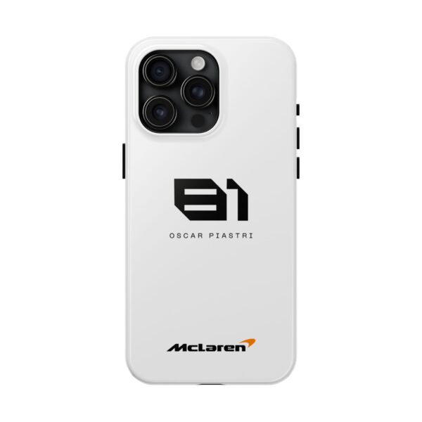 Oscar Piastri OP81 Black & White Phone Case for iPhone F1 Oscar Piastri OP81 Samsung Cover Racing Number Phone Case Oscar Piastri OP81 F1 Protective iPhone & Samsung Case