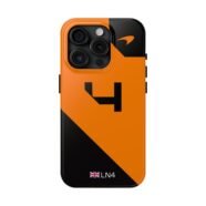 Papaya Racing Tough Phone Case iPhone Motorsport Papaya design phone cover Samsung F1 inspired Papaya Racing phone case Papaya typography tough phone case Racing fan papaya phone cover