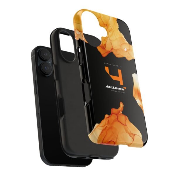 14526249583071814697_4096.jpeg NOR F1 Black and Orange Marble Phone Case