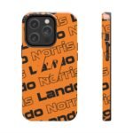 NOR 4 F1 orange and black Phone Case
