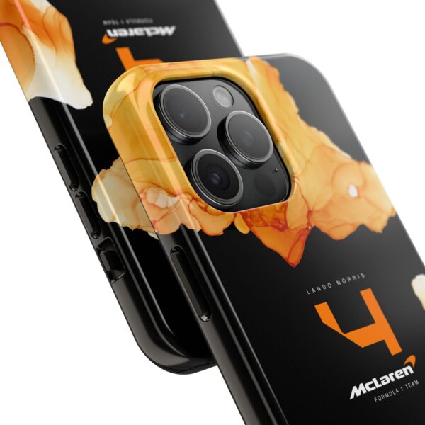 NOR F1 Black and Orange Marble Phone Case for iPhone NOR F1 Marble Samsung Cover Black & Orange Marble F1 Phone Case NOR Racing Phone Case iPhone & Samsung