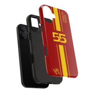 Carlos Sainz Phone Case – Red Yellow iPhone & Samsung Cover