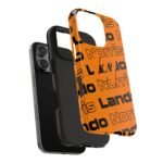NOR 4 F1 orange and black Phone Case