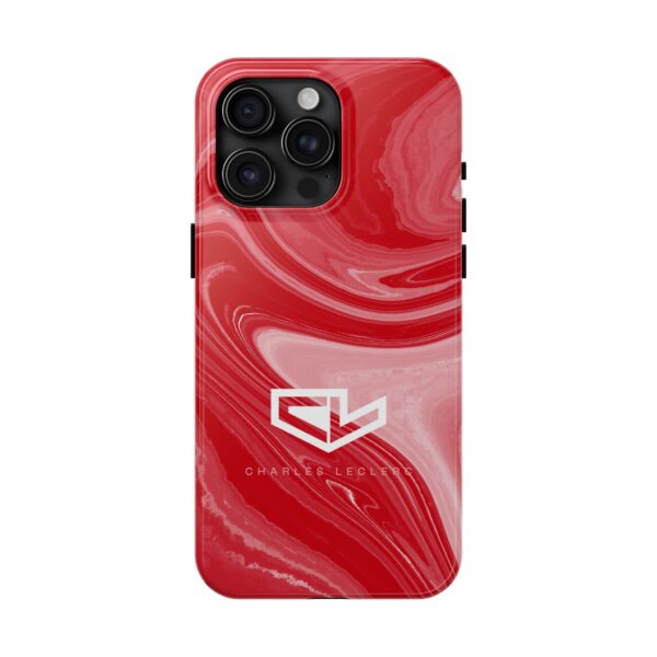 Leclerc Red Wood Phone Case for iPhone Ferrari Charles Leclerc Red Wood Samsung Cover Red Wood F1 Leclerc Phone Case Tough Ferrari Leclerc iPhone Case Motorsport Protective Red Wood Phone Cover